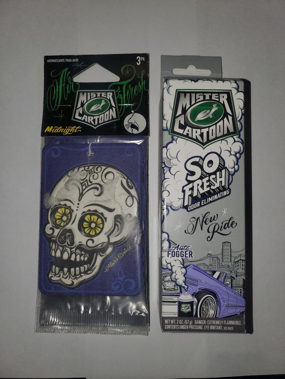 Mister Cartoon Air Freshner Set